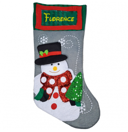 Chaussette de Noël Personnalisée - Botte de Noël Personnalisée - Botte de Noël Brodée