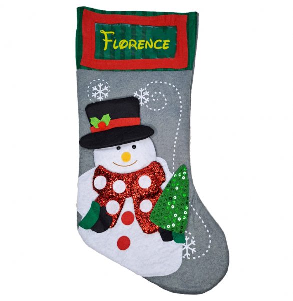 Chaussette de Noël Personnalisée - Botte de Noël Personnalisée - Botte de Noël Brodée